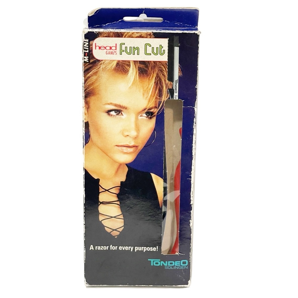 Head Games Vintage Fun Cut Cutting Hair Razor‎ Beauty NEW